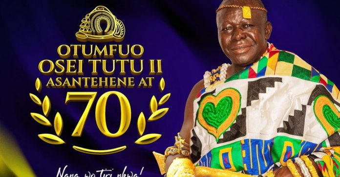Asantehene Otumfour Osei Tutu at 70yrs