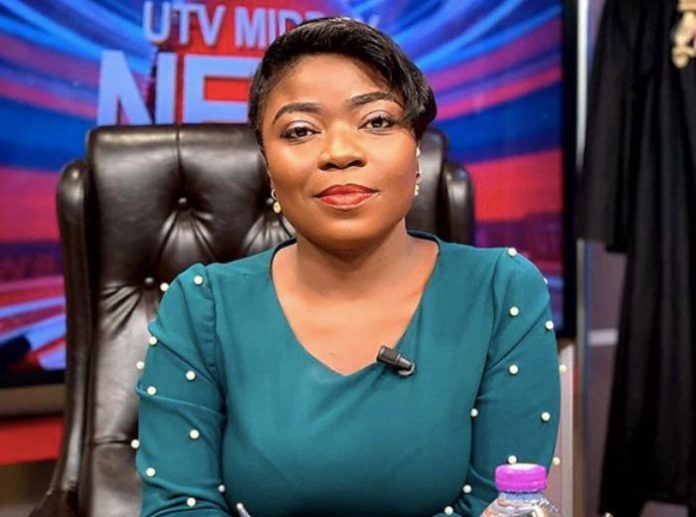 Afia Pokuaa shows off her son