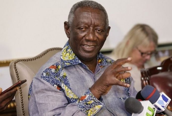 Former President Kufour Blocks Public Road For Estate Project
