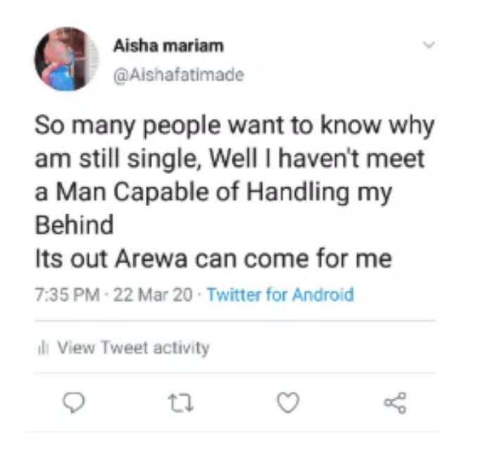Lady needs boyfriend