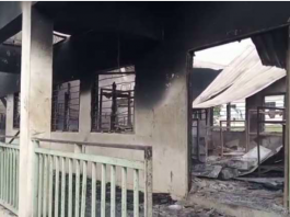 Nyinahin Catholic SHS burnt down