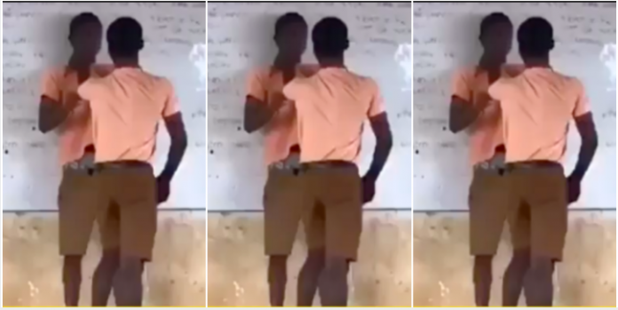 students of Kumasi High SHS fight gidigidi in classroom over girlfriend