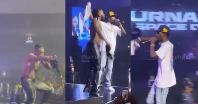 Black Sherif Performs Second Sermon Remix With Burna Boy In Nigeria At His Concert (Video)