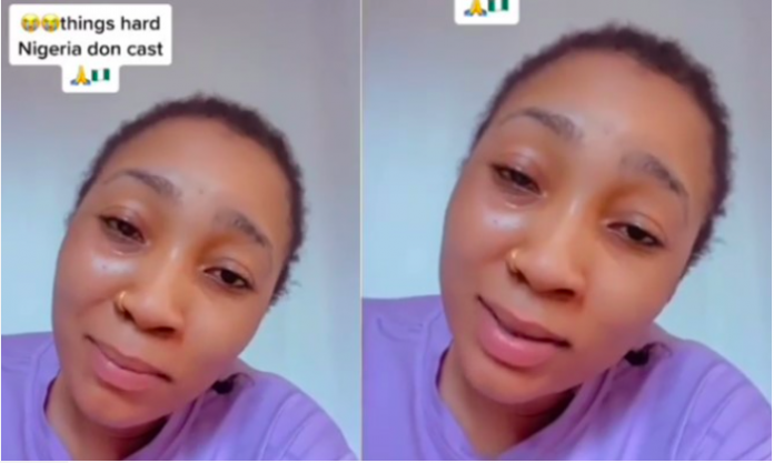 “Help without ‘eating’ us, the system is too hard” – Cute lady begs men