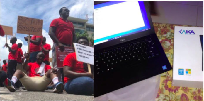 Ghana teachers on demonstration over TM1 laptops
