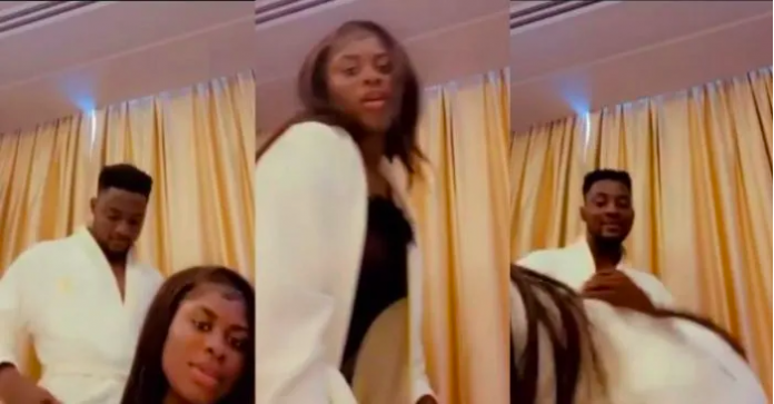 Young Man Caught ‘FINGER!NG’ Yaa Jackson In A Hotel Room