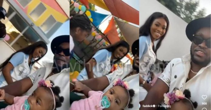 Lovely Video Of Kennedy Osei And Wife Tracy With Their Twin Daughters As They Celebrate Their Anniversary