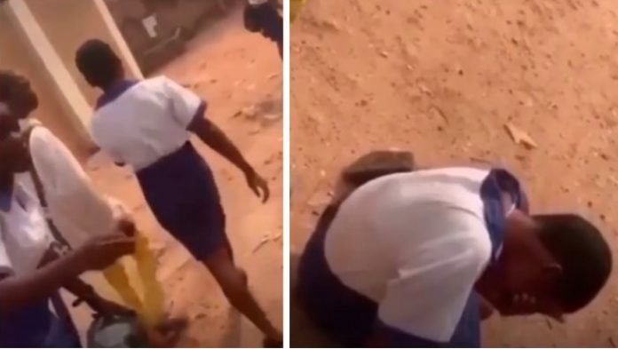 Female Student Cries Like A Baby After Her Boyfriend Dumped Her (Video)