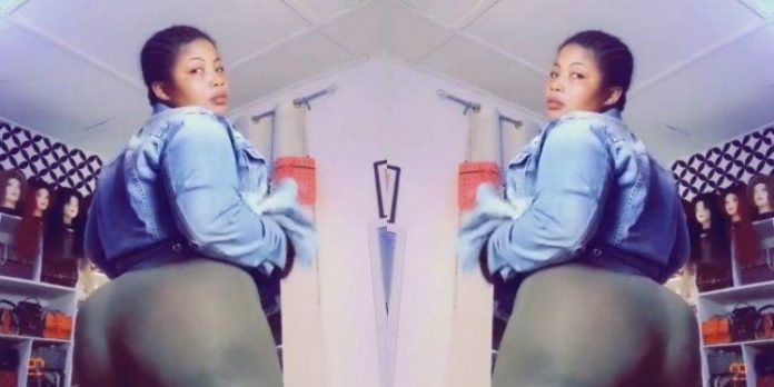 One unidentified Slay Queen has been captured in a new video circulating on social media šhâk1ng her botoz.