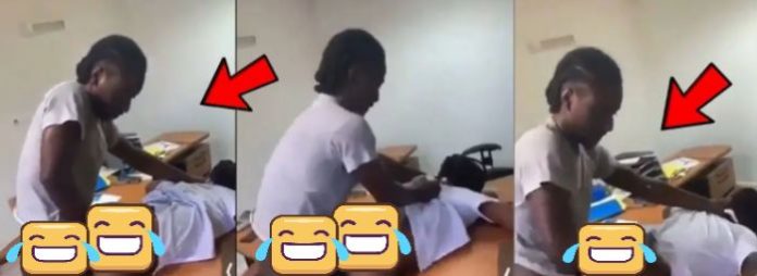 Hotel Manager Caught ‘EATING’ Two Female Workers In His Office (18+ Video)