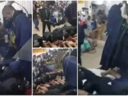 (Video) Pastor Beats Church Members With His As He Says It Is An ‘Anointed Belt’ From God