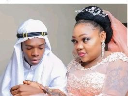 19-Year-Old Boy Marries His 39-Year-Old Girlfriend (Photos)
