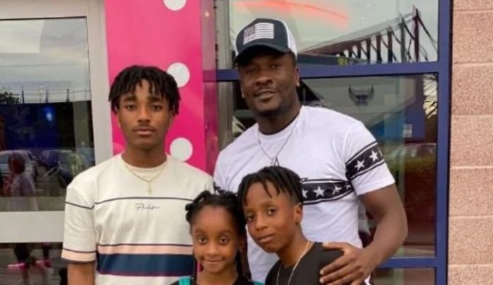 Asamoah Gyan Finally Reconciles With His Family After DNA Brouhaha