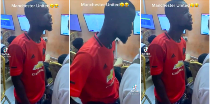 Young man suffers a mild stroke at betting centre over Man United 2:1 loss to Brighton