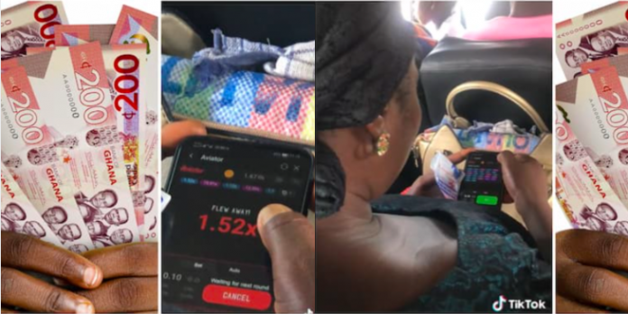 57yrs old woman loses 989ghc to Aviator betting  