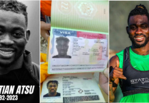 Christian Atsu was found dead with his passport by his side –Agent