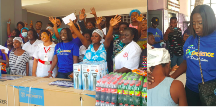 Diana Hamilton donates to Komfo Anokye Teaching Hospital