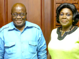 Akufo Addo and Cecilia Dapaah