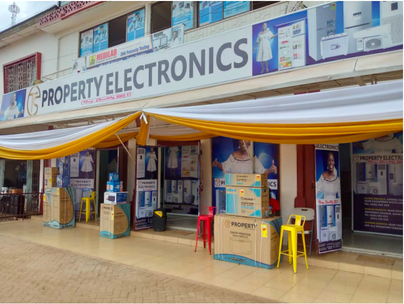 #Property Electronics: Sunyani branch is now open 